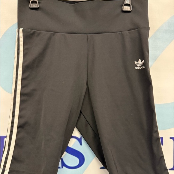 Adidas Kids Black Leggings - Picture 1 of 6